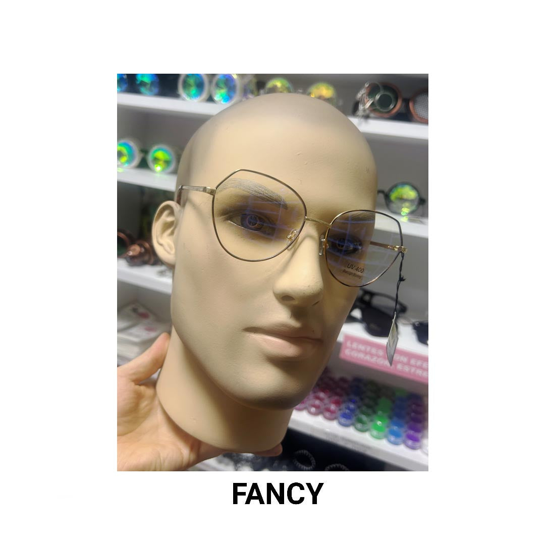 MARBELLA CAT EYE PRINT GOLD – BLUE DEFENSE