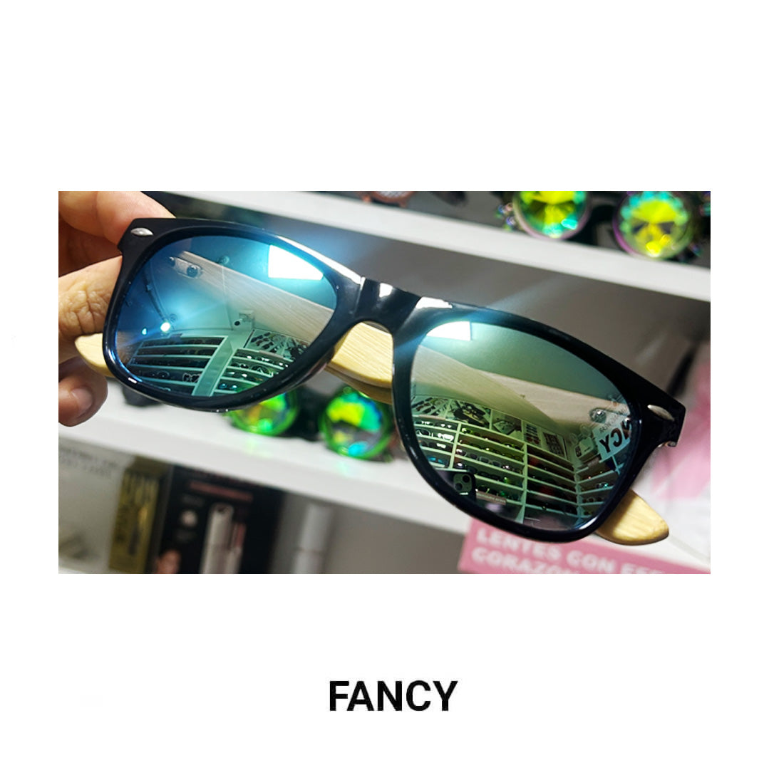 SQUAD WOOD YELLOW MIRROR