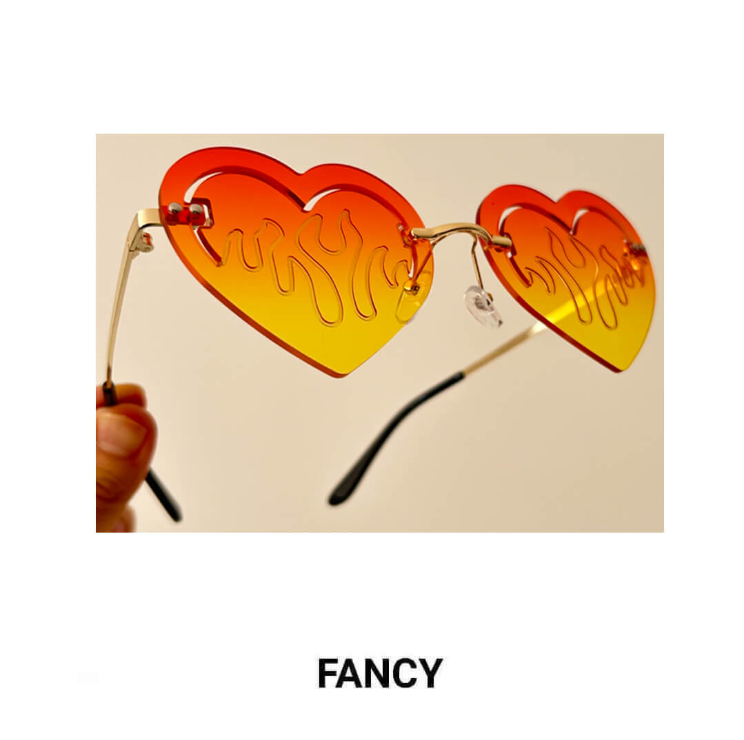 HEART ON FIRE RED YELLOW