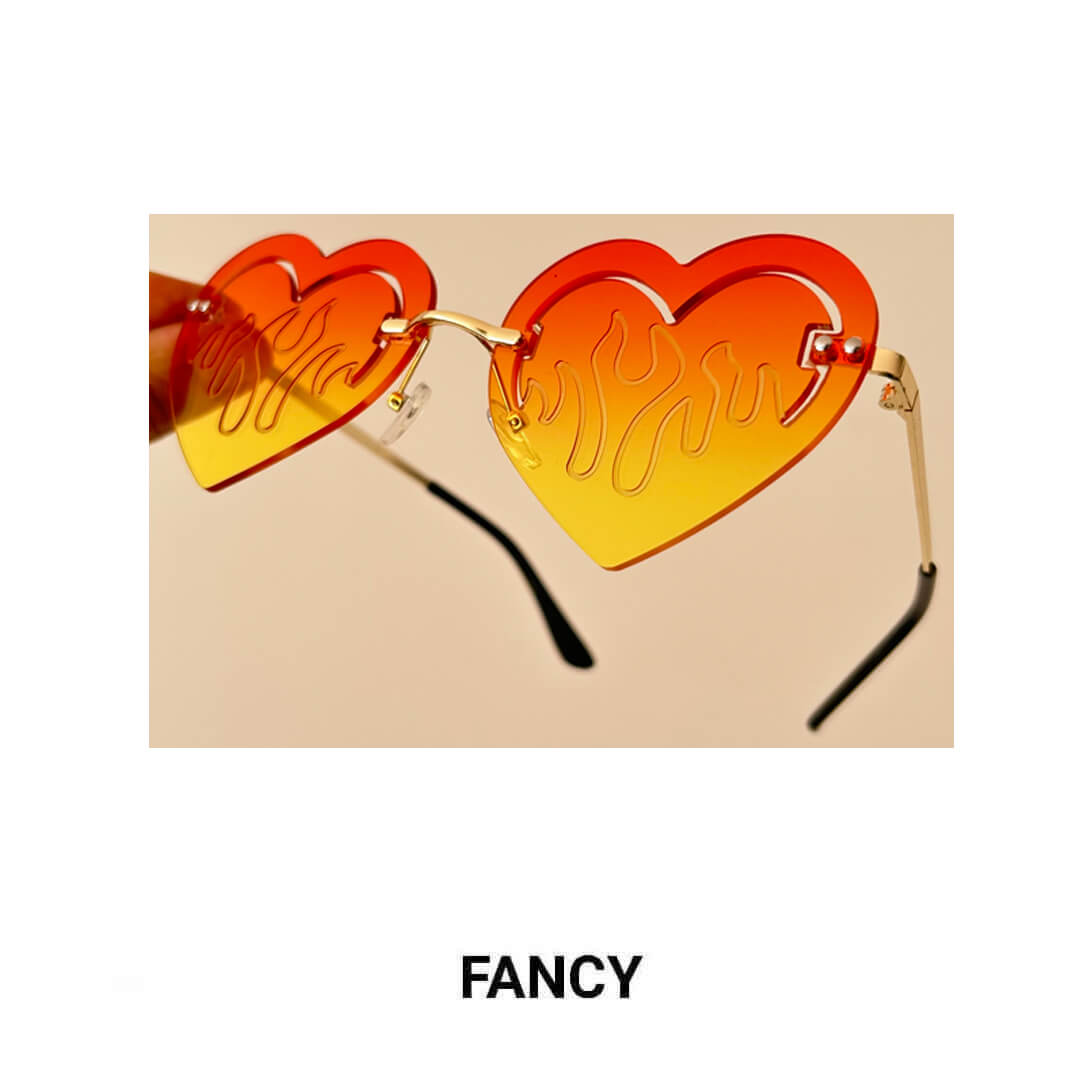 HEART ON FIRE RED YELLOW