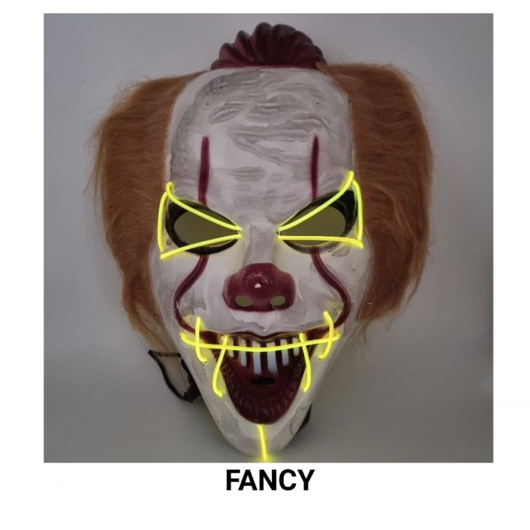 PENNYWISE LED MASK YELLOW