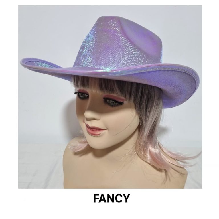 PURPLE IRIDESCENT HAT