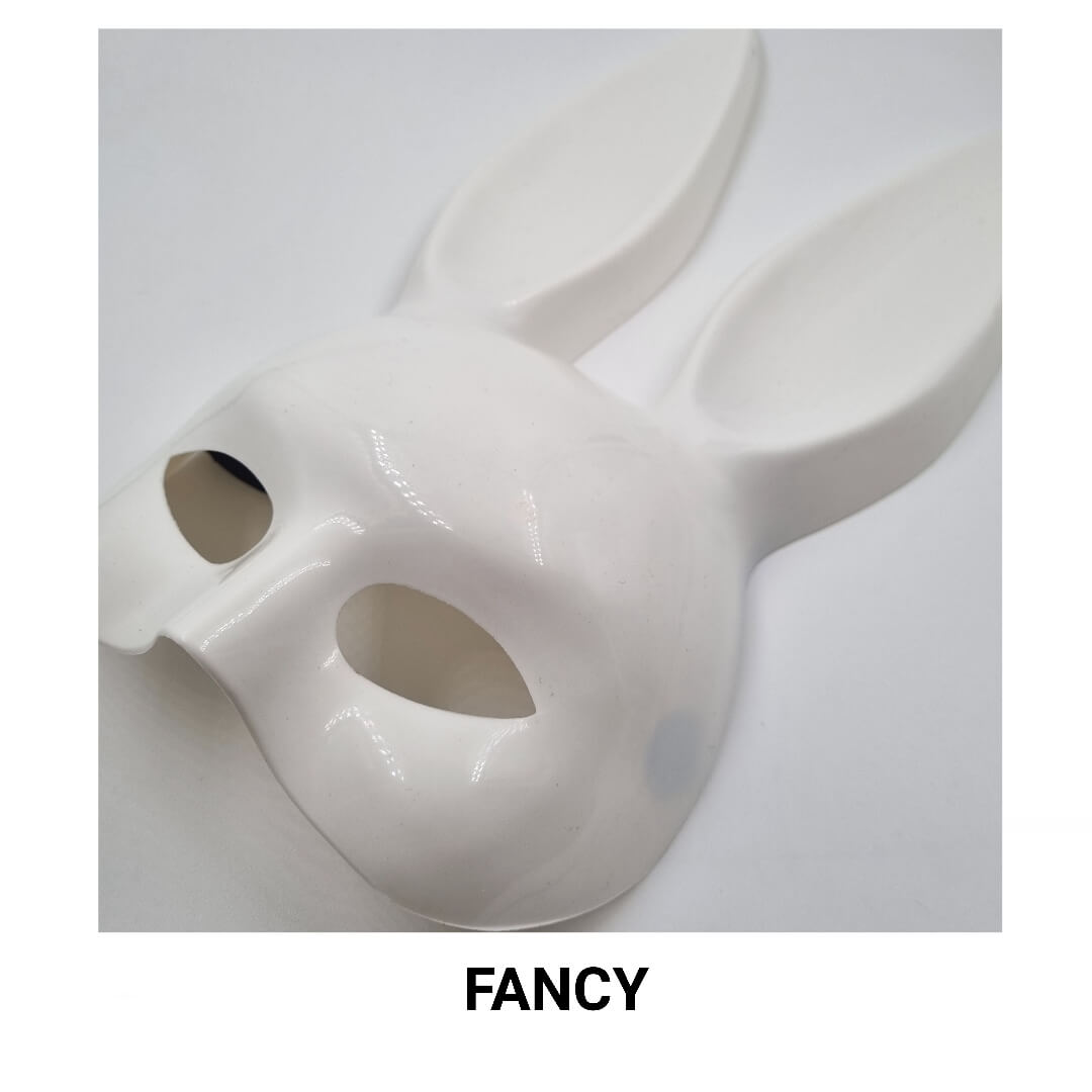 RABBIT MASK WHITE