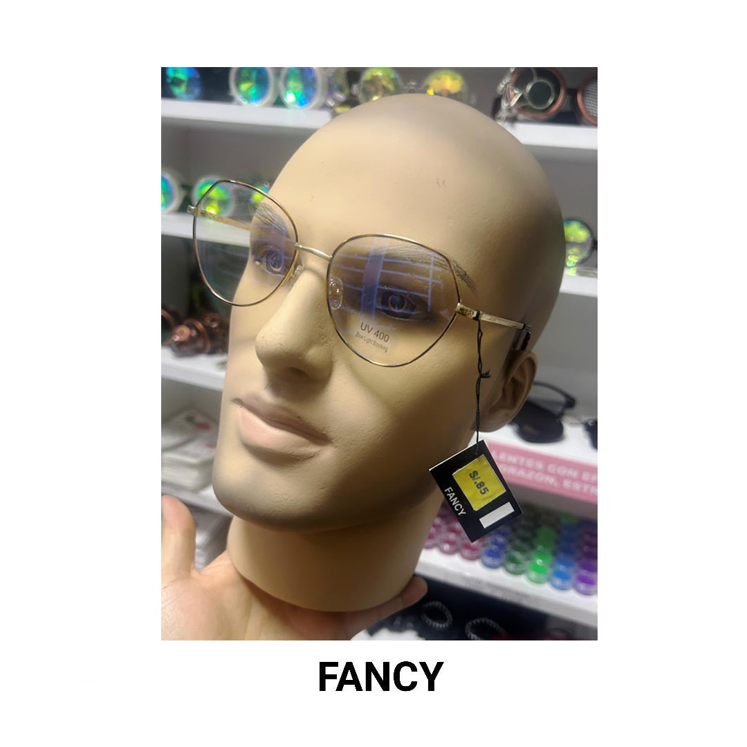 MARBELLA CAT EYE PRINT GOLD – BLUE DEFENSE