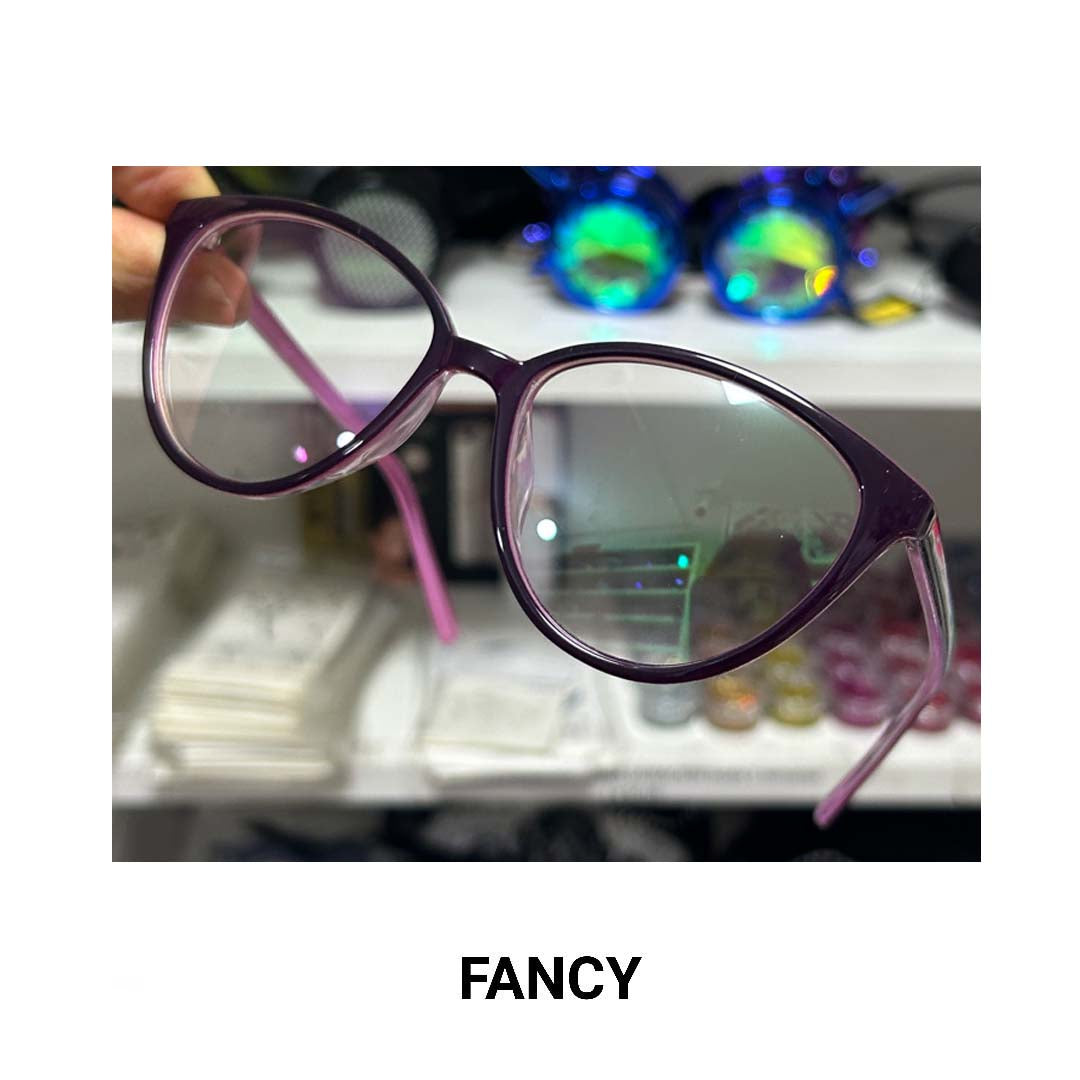 CAT EYE BLACK PINK CLEAR