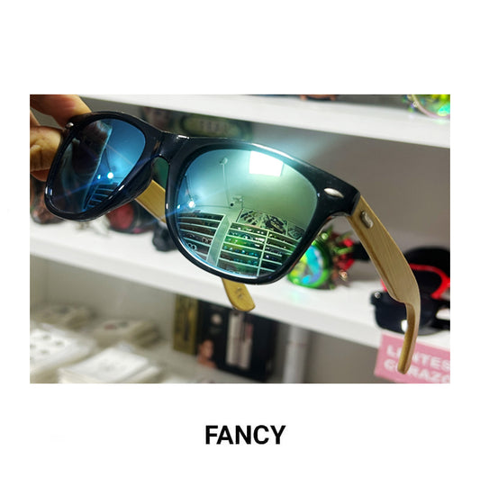 SQUAD WOOD YELLOW MIRROR