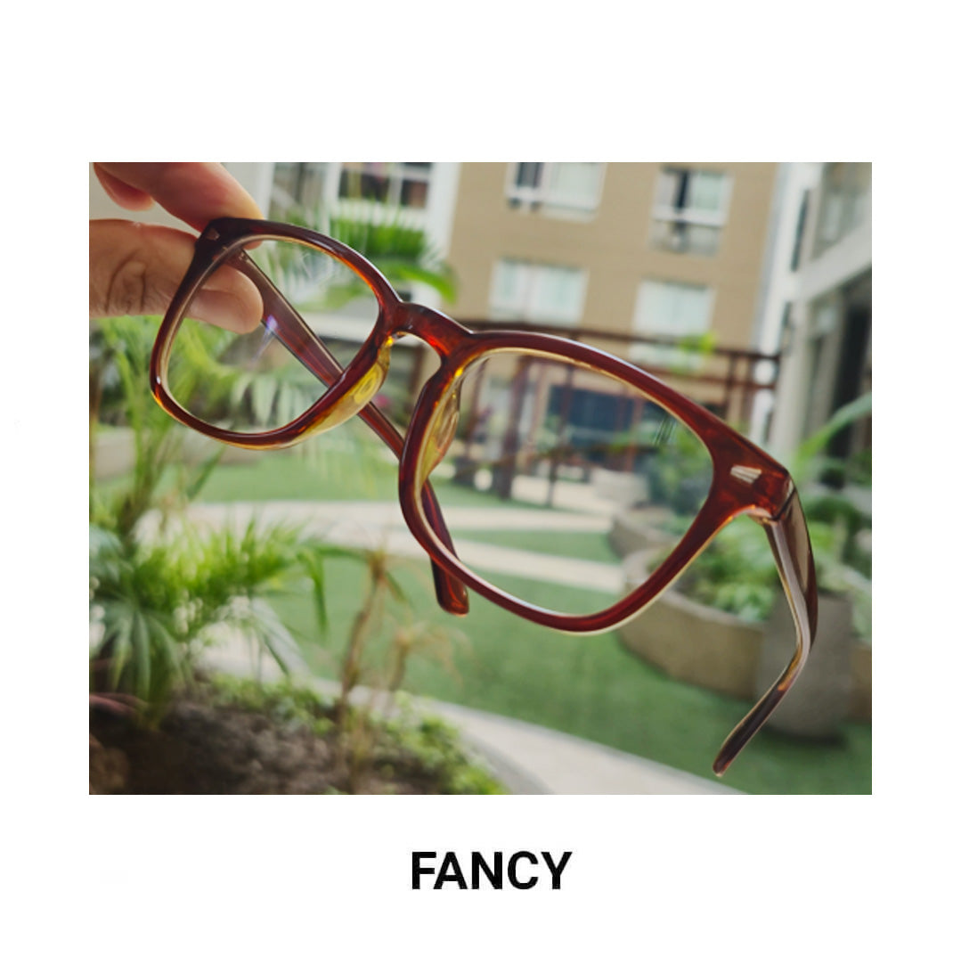 CLASSY BROWN RED CLEAR