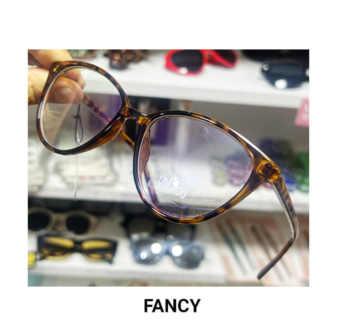 CAT EYE ANIMAL PRINT CLEAR