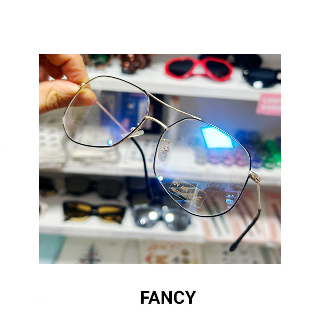 AVIADOR BLACK GOLD CLEAR