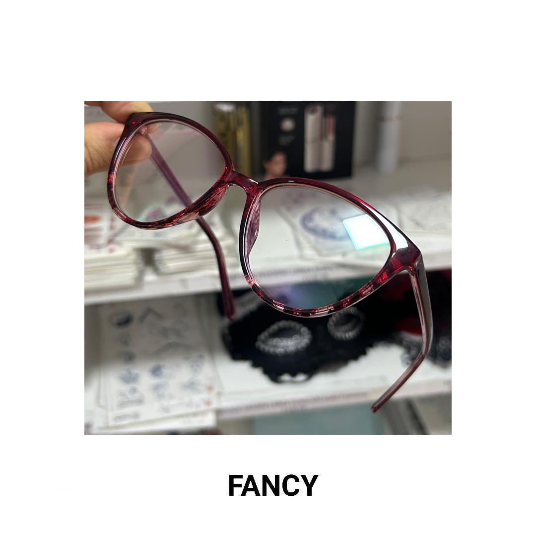 CAT EYE RED WINE CLEAR