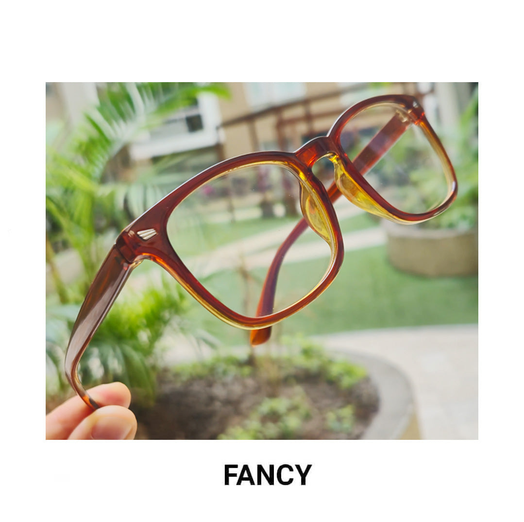 CLASSY BROWN RED CLEAR