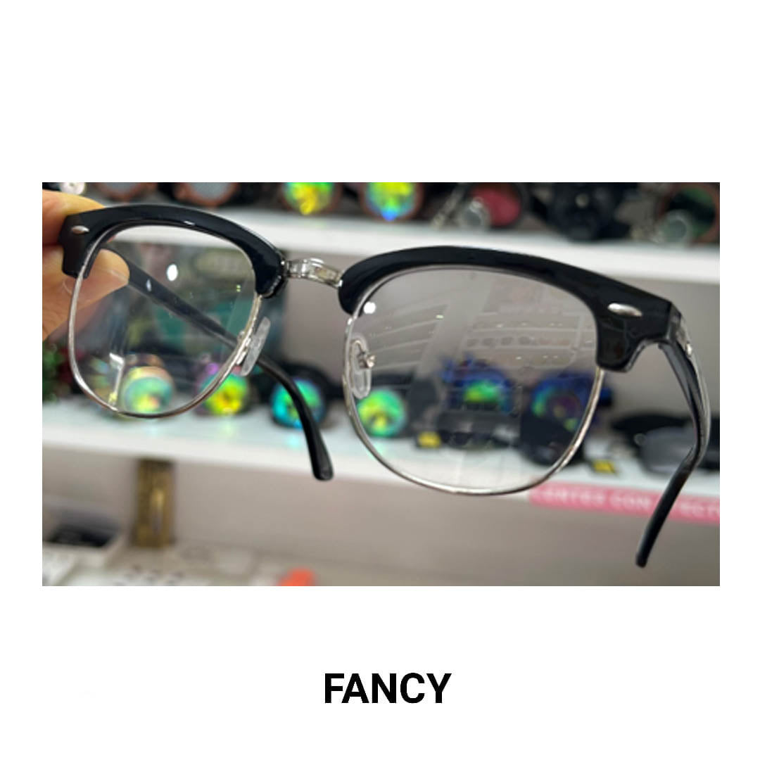 CLUBMASTER BLACK SILVER CLEAR