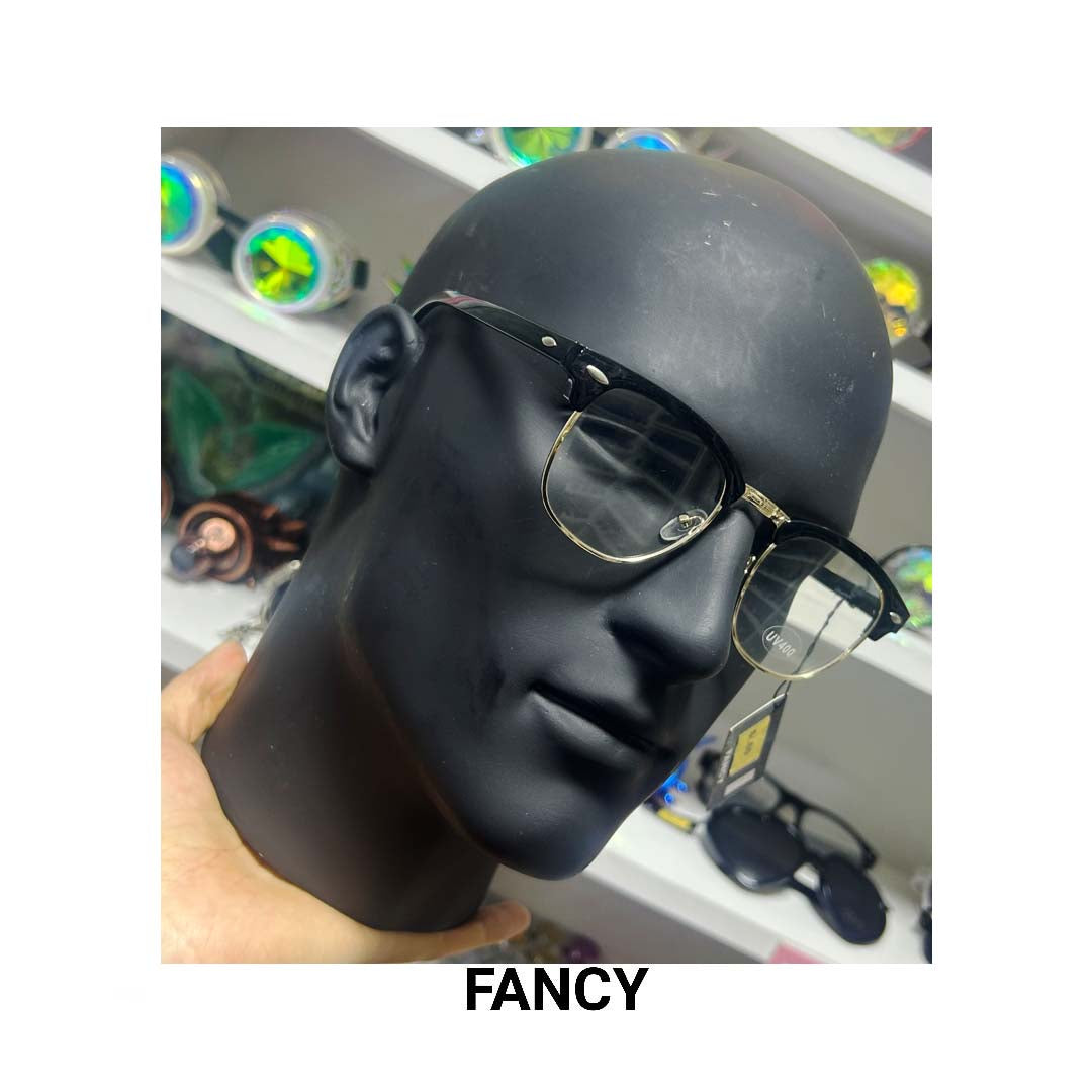 CLUBMASTER BLACK GOLD CLEAR