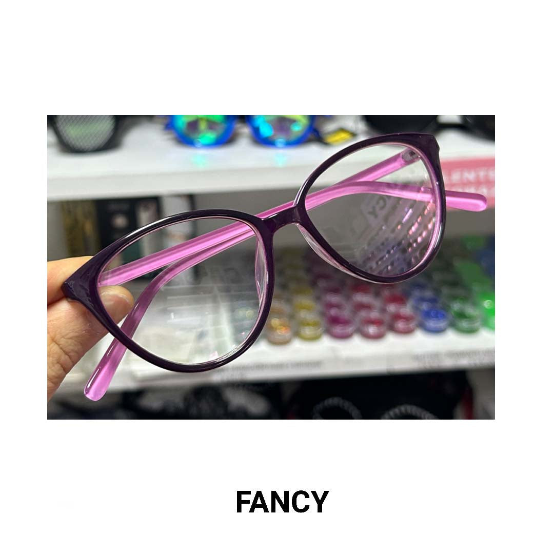 CAT EYE BLACK PINK CLEAR