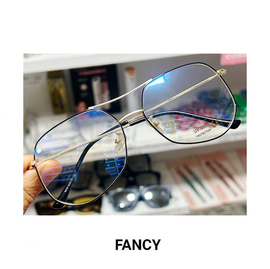 AVIADOR BLACK GOLD CLEAR