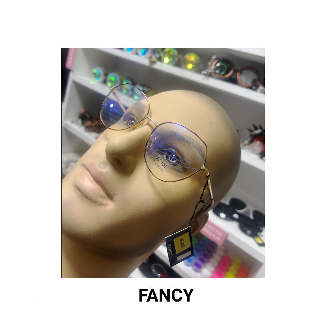 MARBELLA CAT EYE PRINT GOLD – BLUE DEFENSE