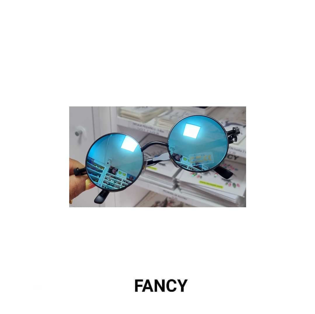 METAL BLACK BLUE MIRROR