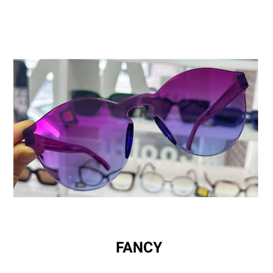 CLEAR PURPLE BLUE