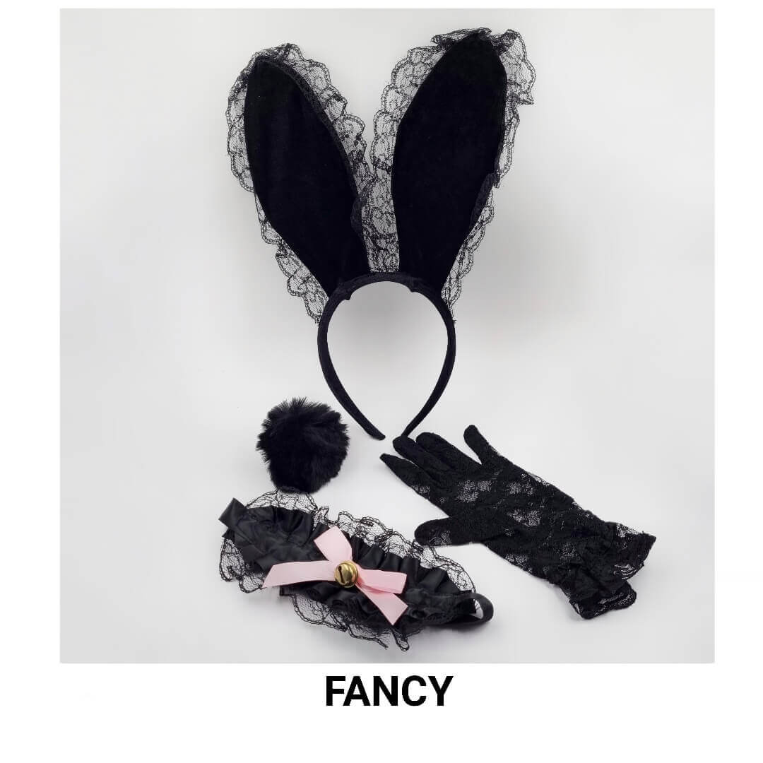 BLACK BUNNY COSTUME KIT