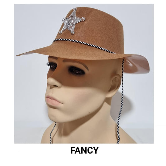 BROWN COWBOY HAT
