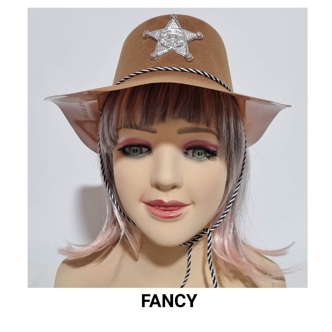 BROWN COWBOY HAT