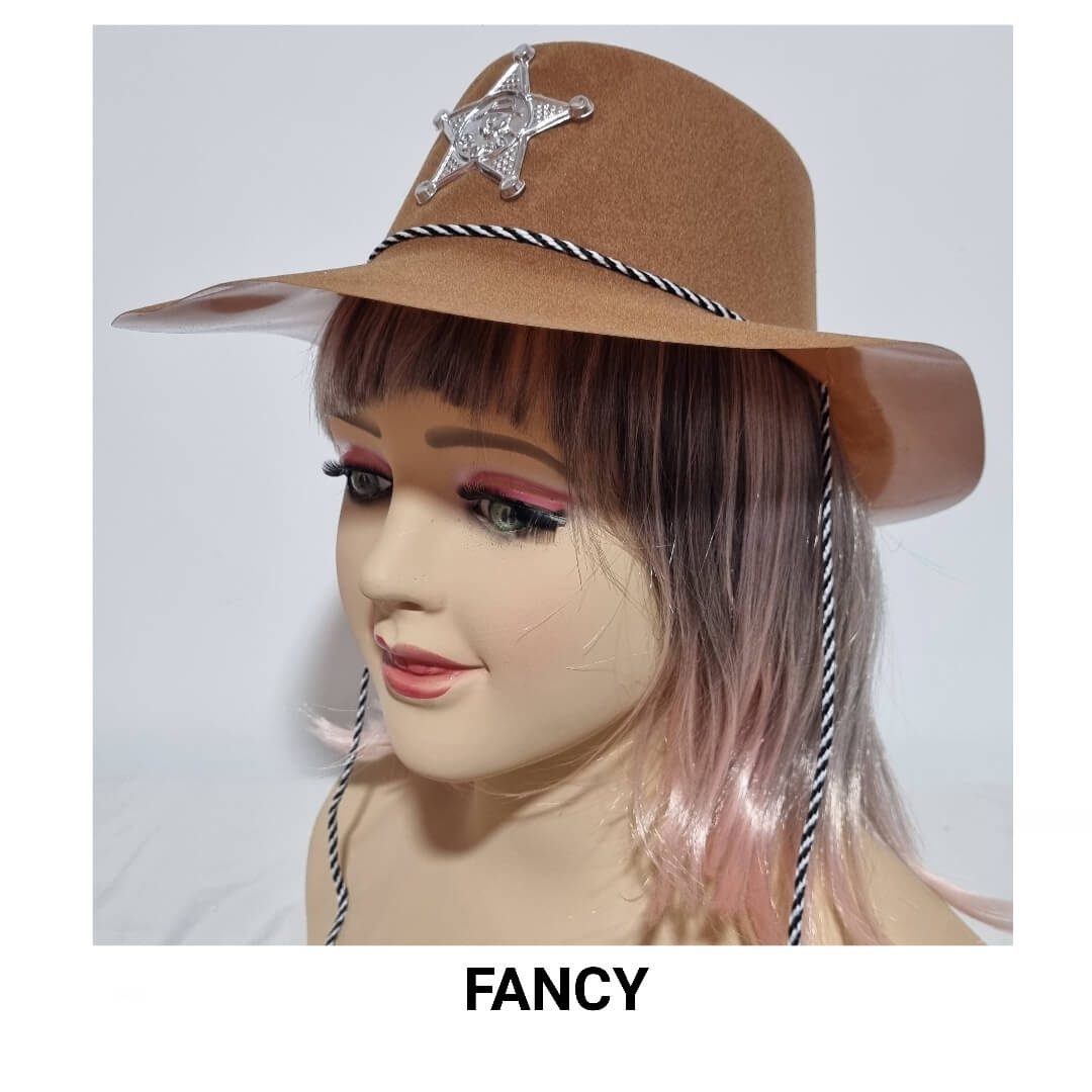 BROWN COWBOY HAT
