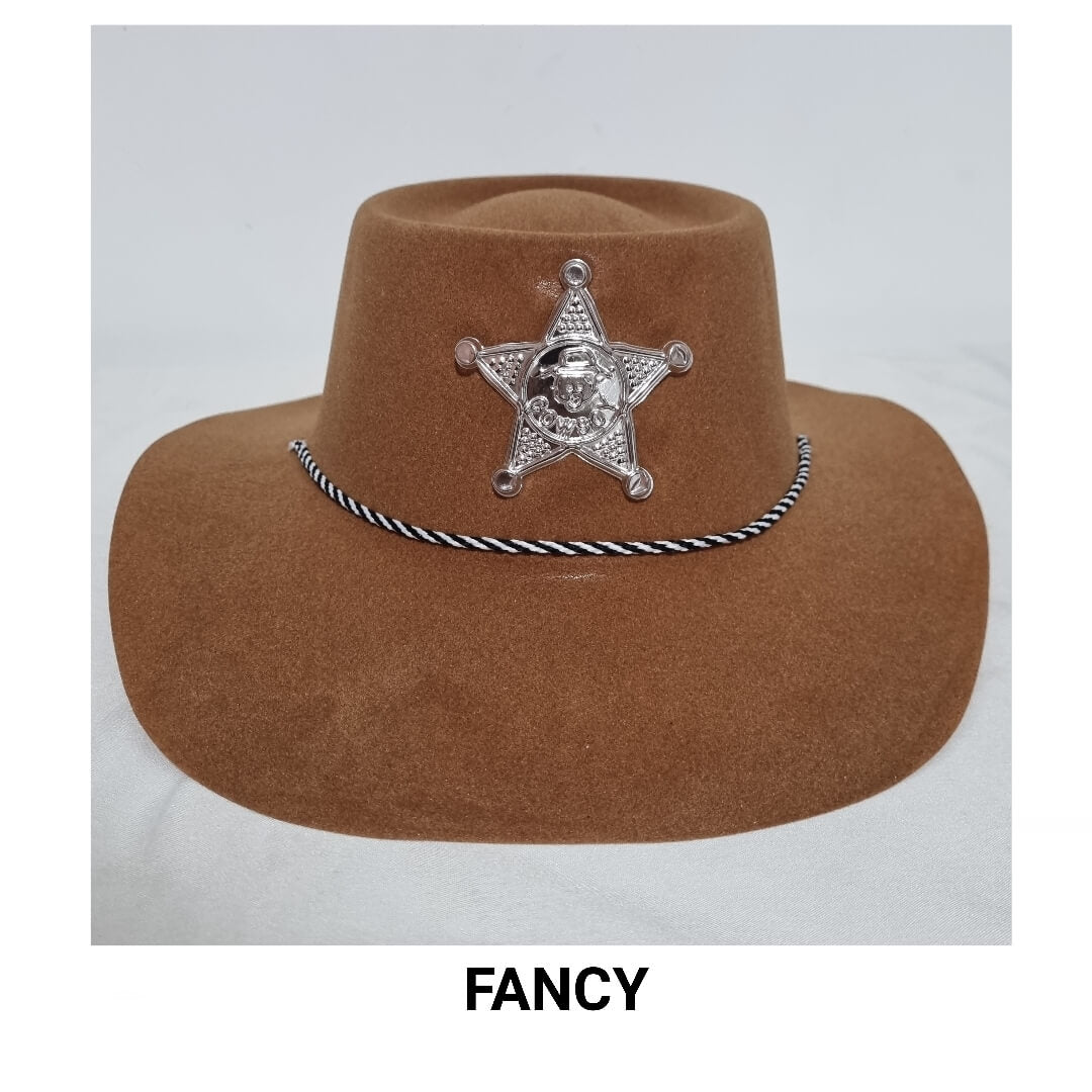 BROWN COWBOY HAT