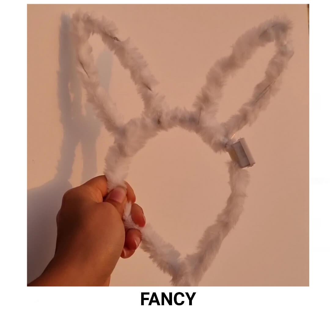 BUNNY HEADBAND WHITE
