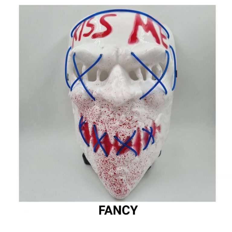 KISS ME LED MASK BLUE