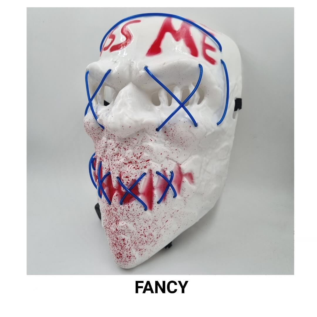 KISS ME LED MASK BLUE