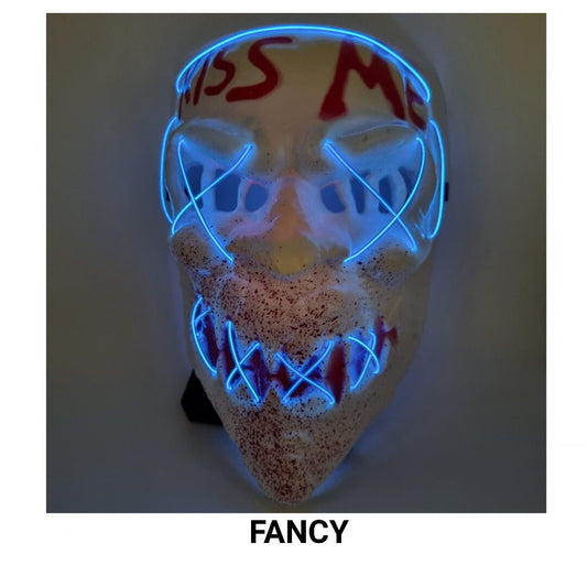 KISS ME LED MASK BLUE
