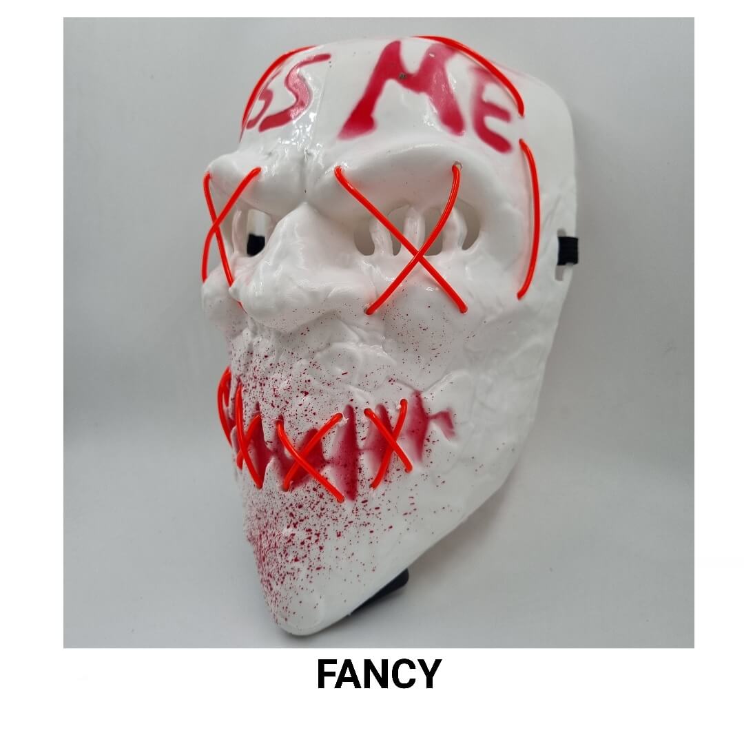 KISS ME LED MASK ORANGE – RED