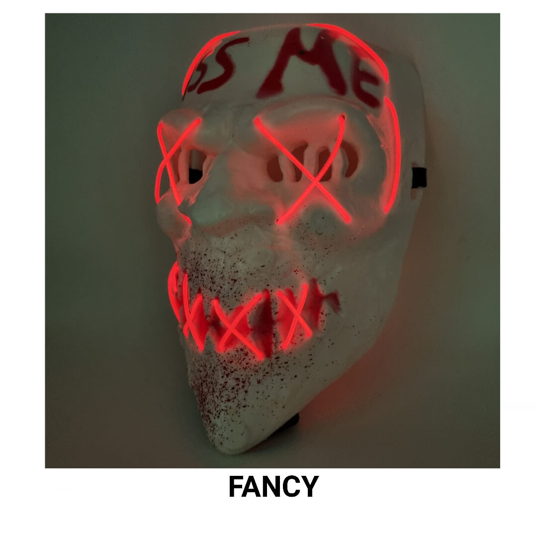 KISS ME LED MASK ORANGE – RED