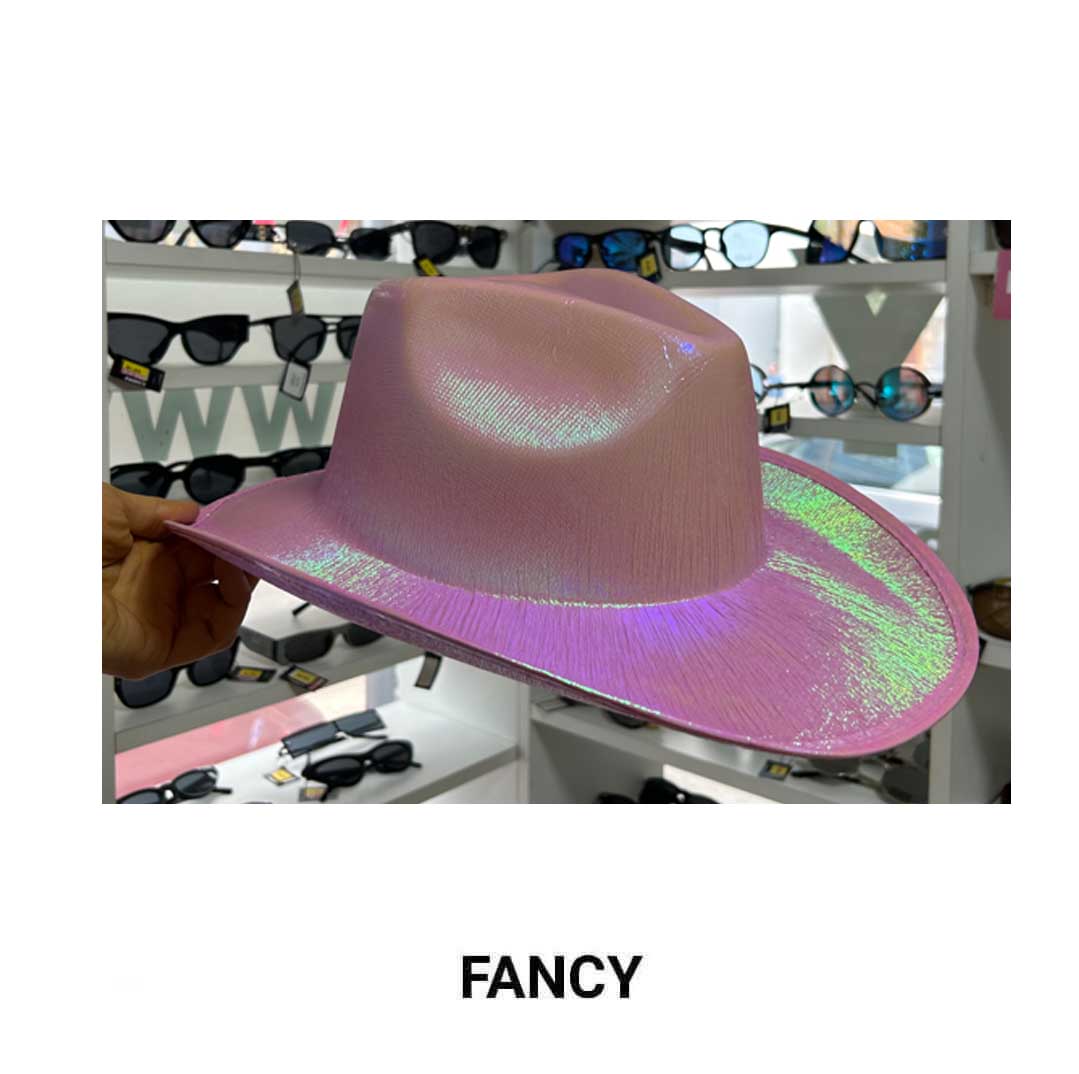LIGHT PINK IRIDESCENT HAT