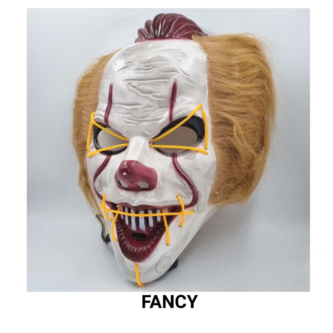 PENNYWISE LED MASK YELLOW