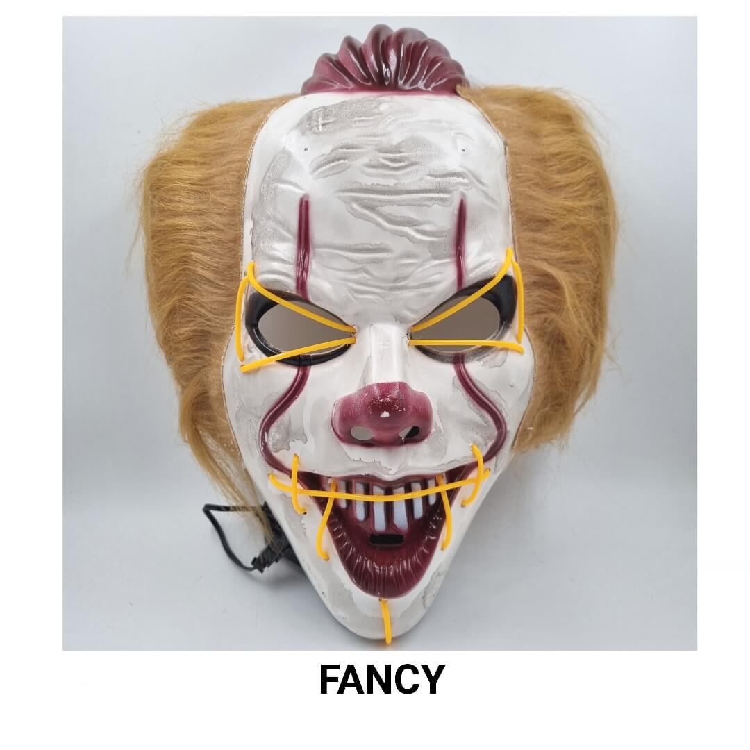 PENNYWISE LED MASK YELLOW