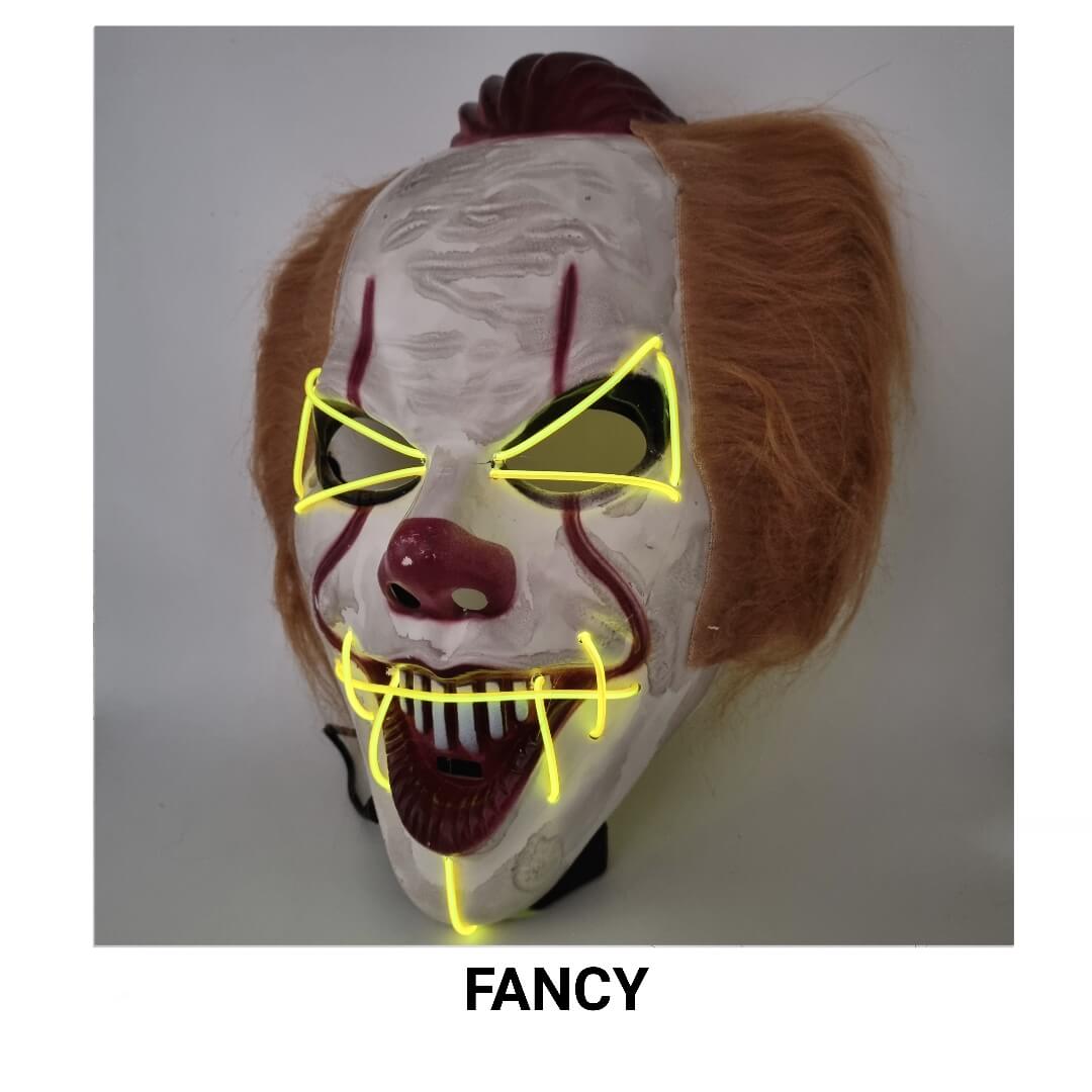 PENNYWISE LED MASK YELLOW