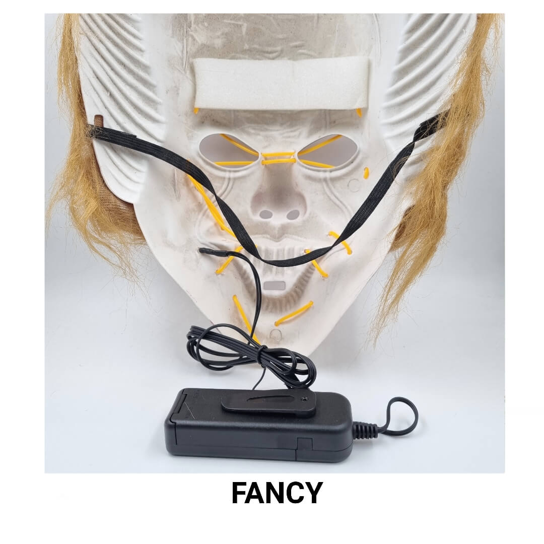 PENNYWISE LED MASK YELLOW