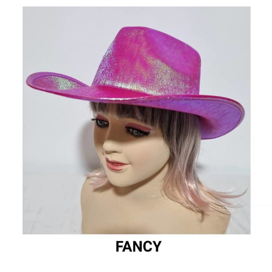 PINK IRIDESCENT HAT