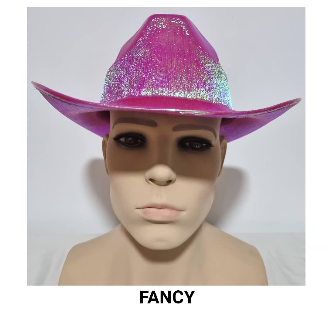 PINK IRIDESCENT HAT