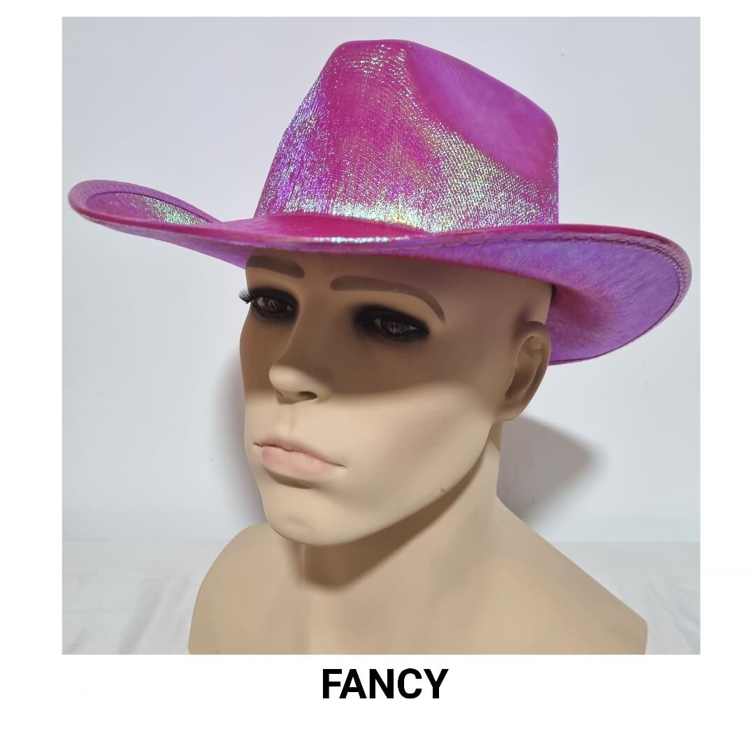 PINK IRIDESCENT HAT