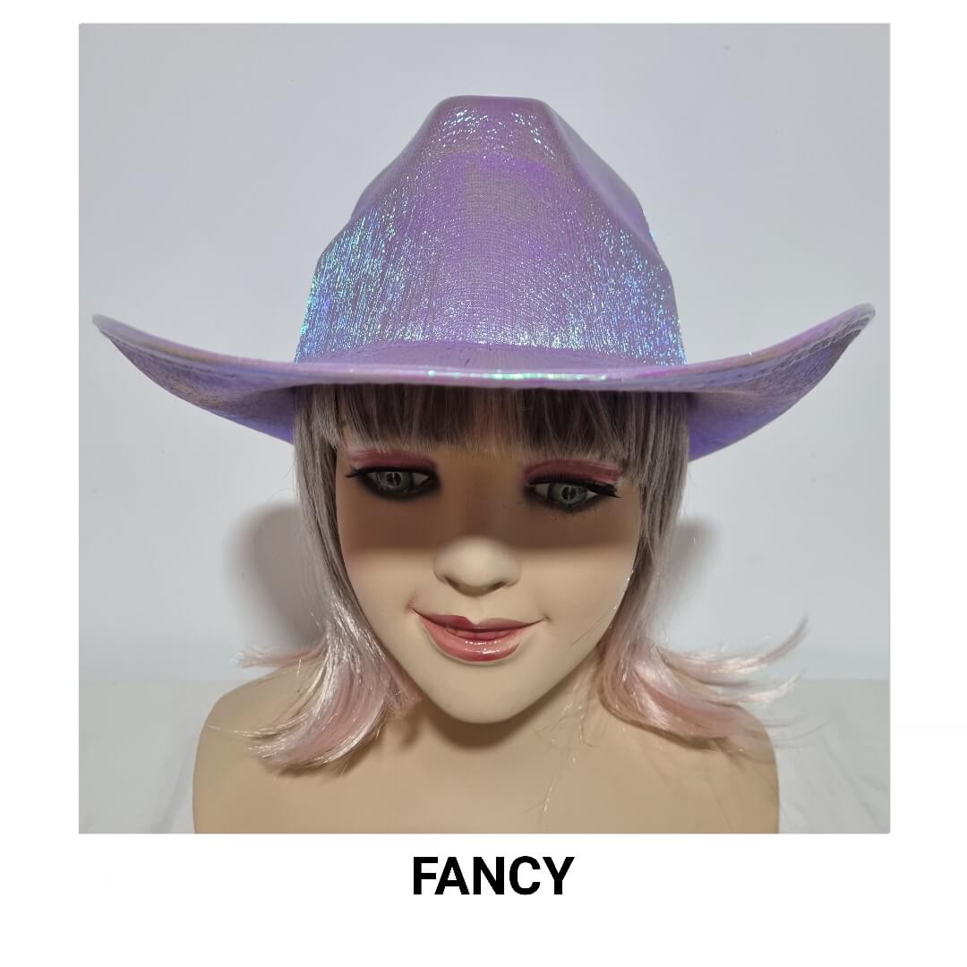 PURPLE IRIDESCENT HAT