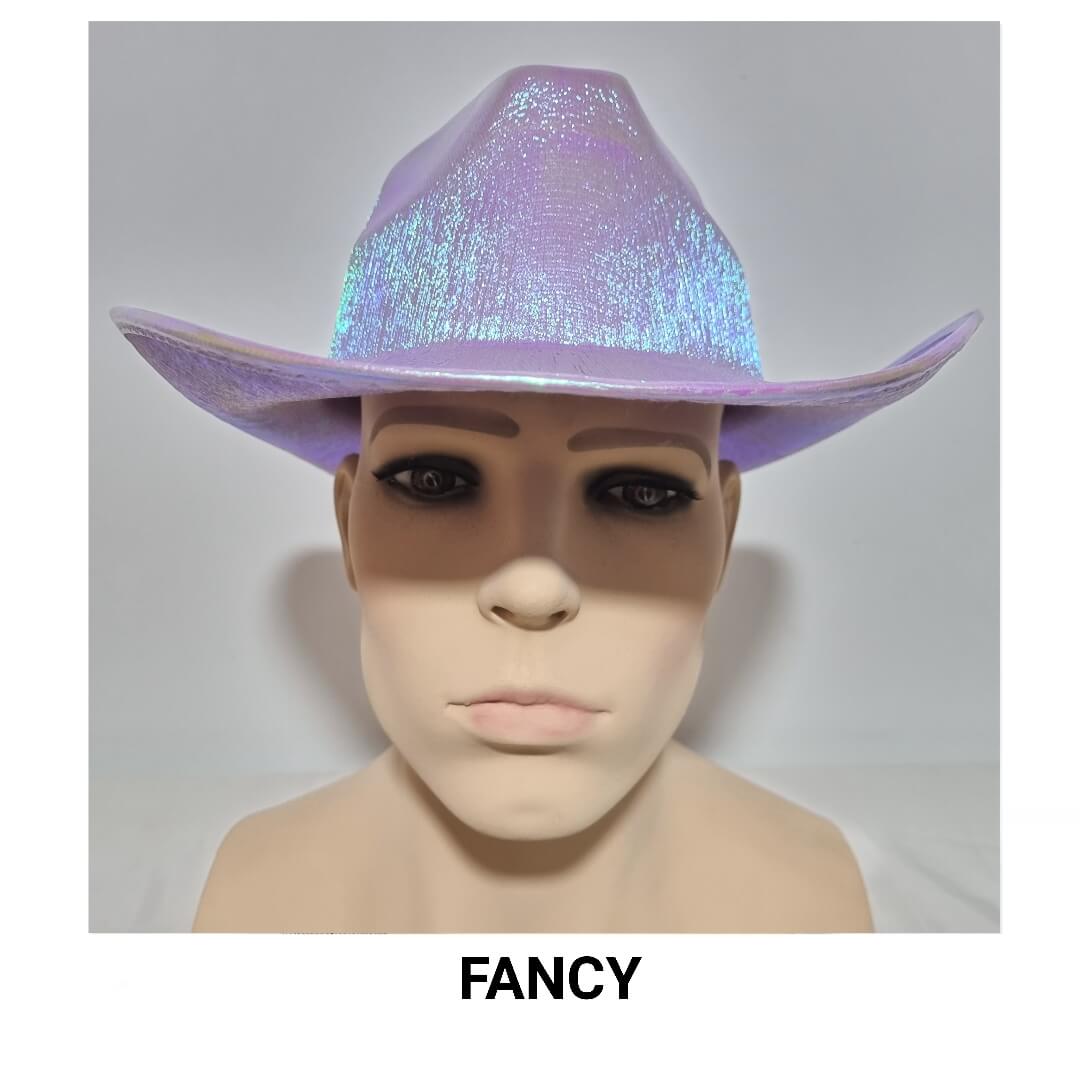 PURPLE IRIDESCENT HAT