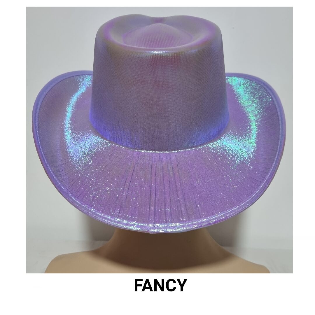 PURPLE IRIDESCENT HAT