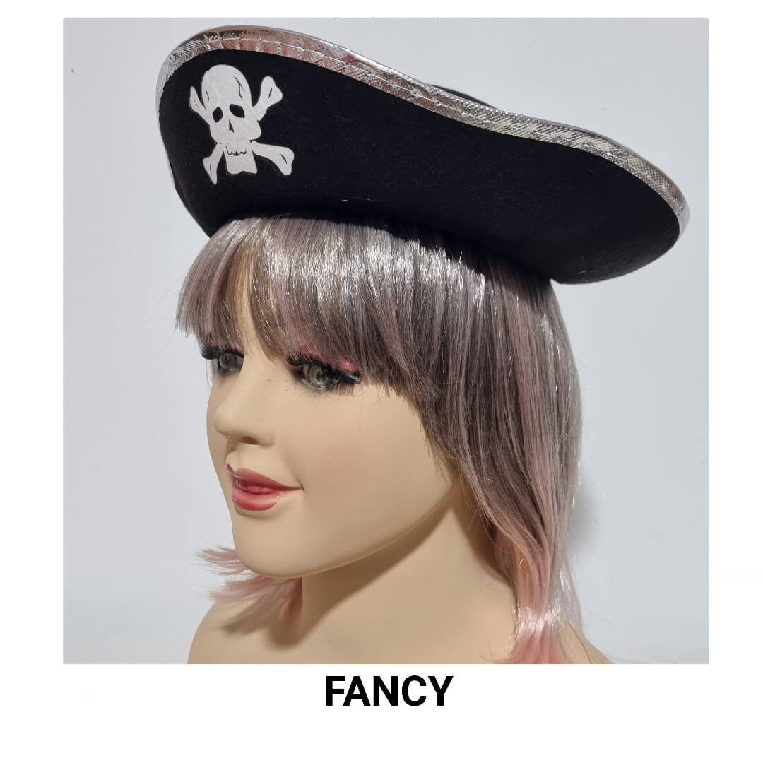 SILVER PIRATE HAT