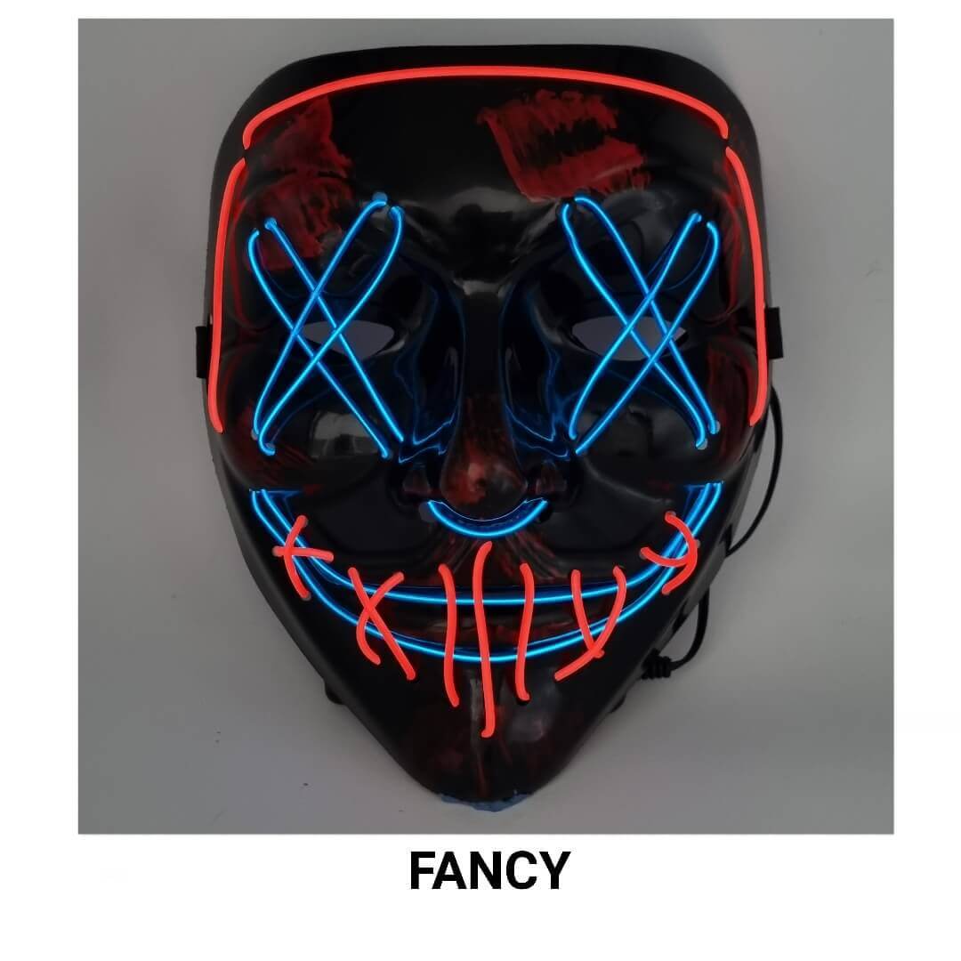 THE BLACK PURGE LED RED BLUE