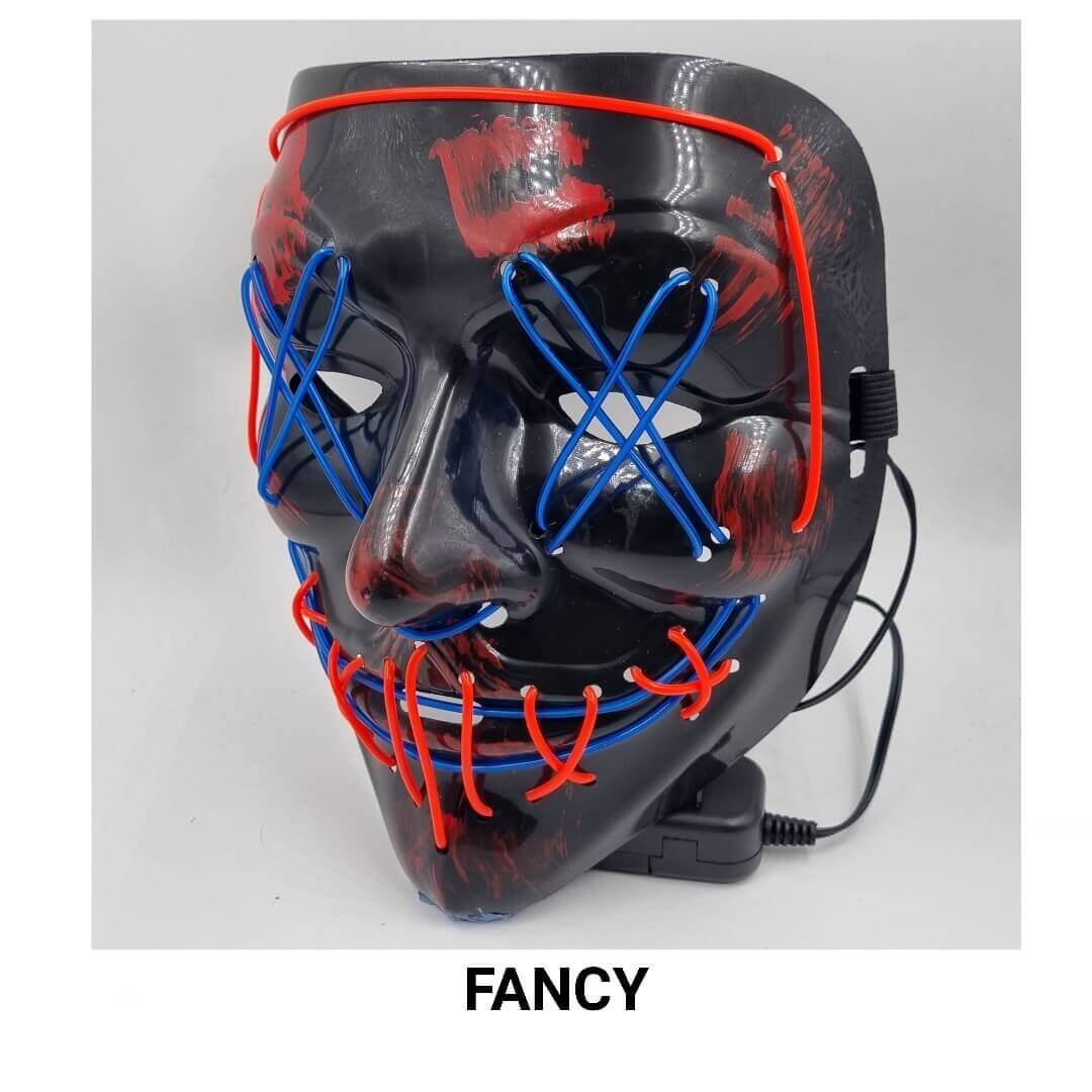 THE BLACK PURGE LED RED BLUE