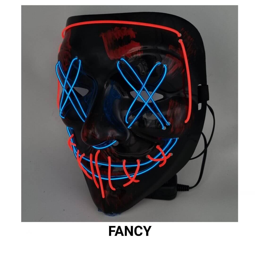 THE BLACK PURGE LED RED BLUE