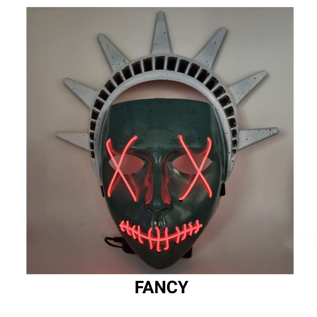 THE PURGE CROWN LED RED